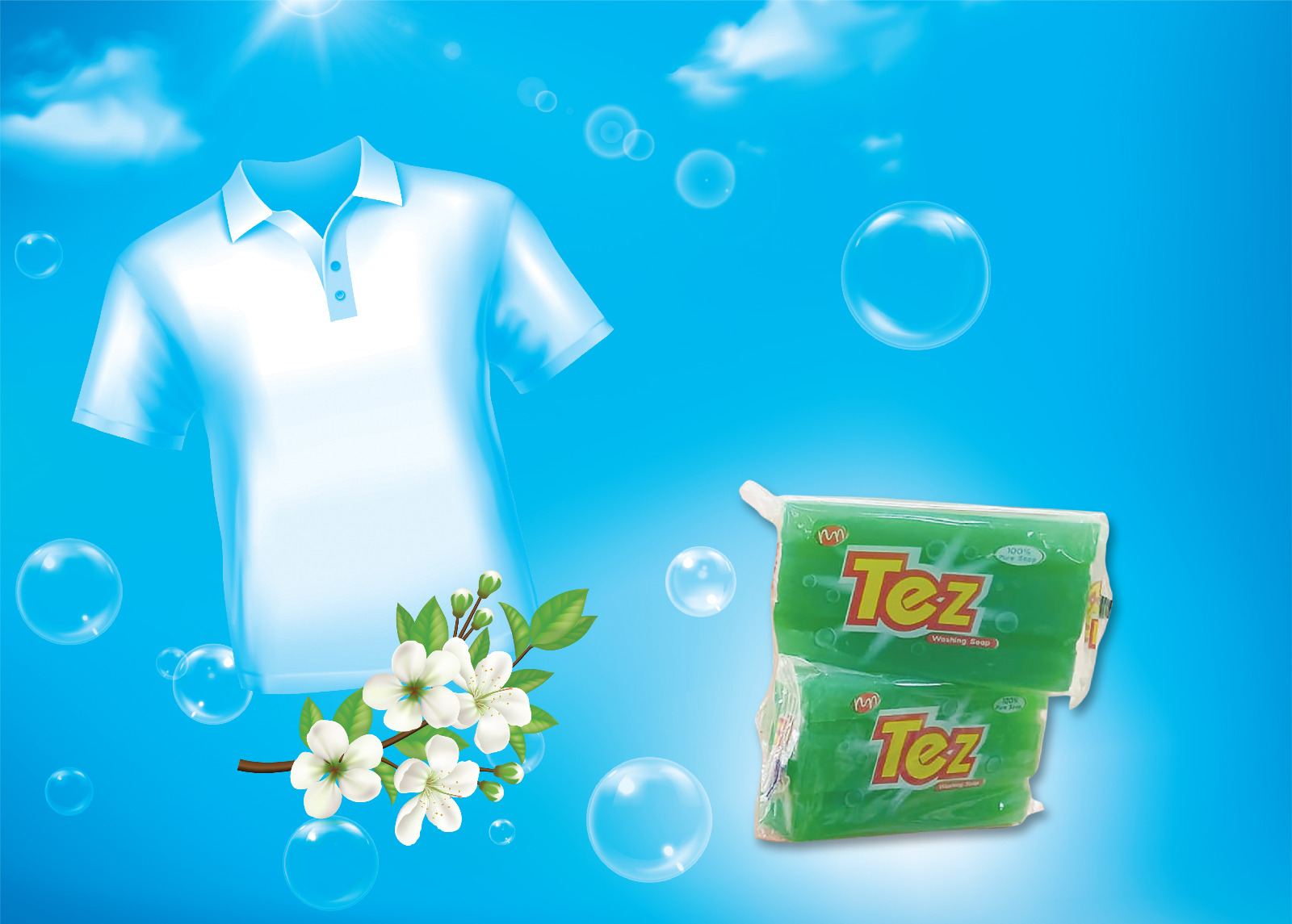 Tez Crystal Soap (Family Pack)